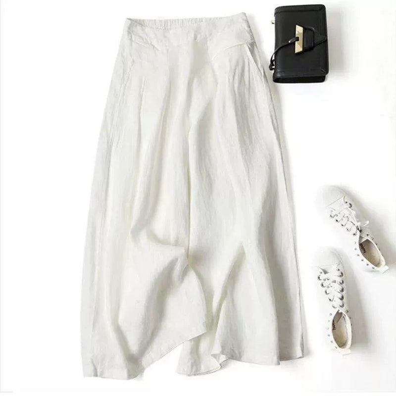【Cotton And Linen】Casual Wide Leg Pants