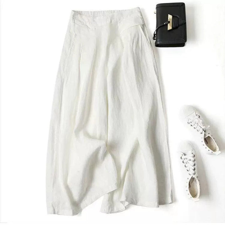 【Cotton And Linen】Casual Wide Leg Pants