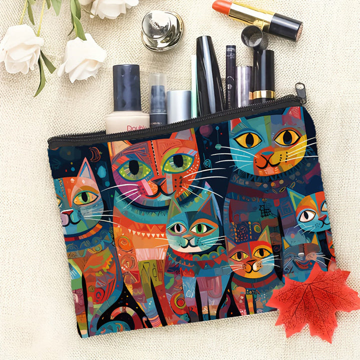 Colourful Cat Pattern Bag