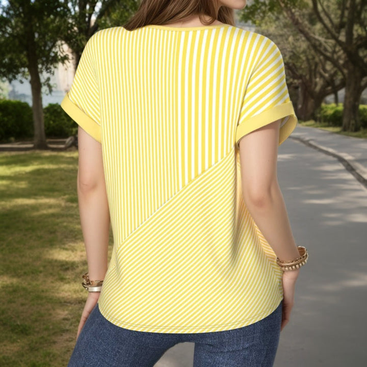 Casual Striped Blouse