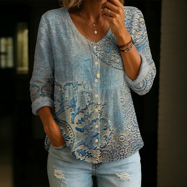【Long Sleeve】Casual Vintage Blouse