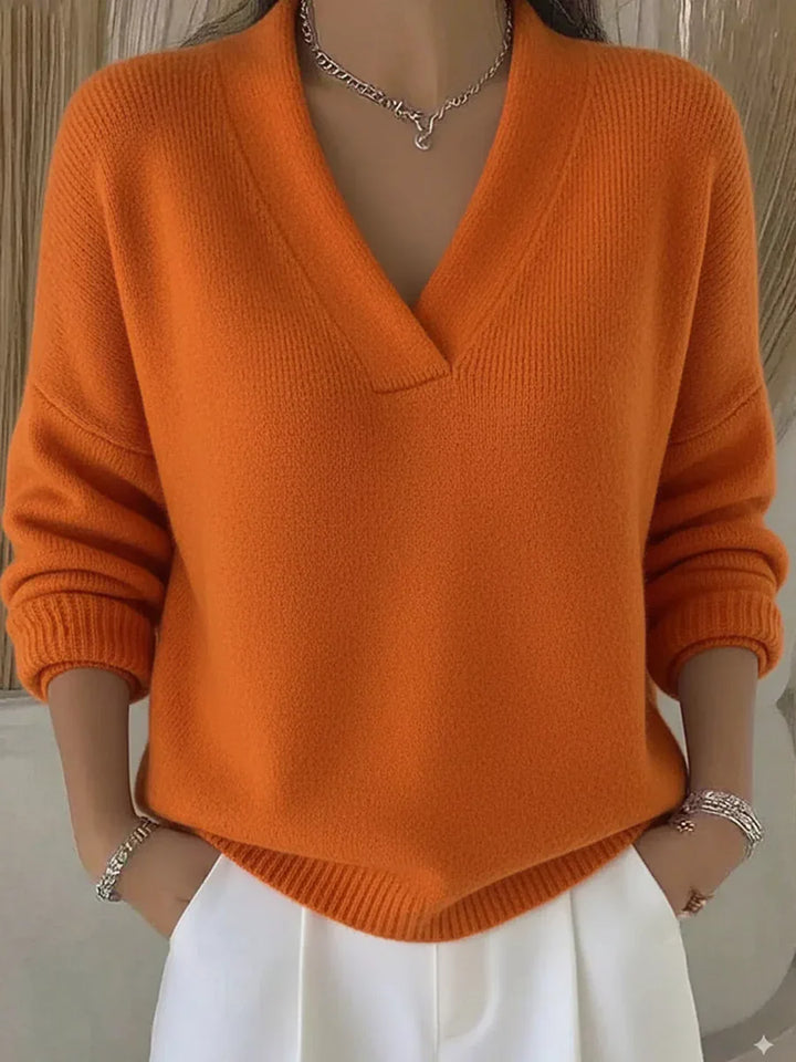 Faye - Pull V-Neck Élégant