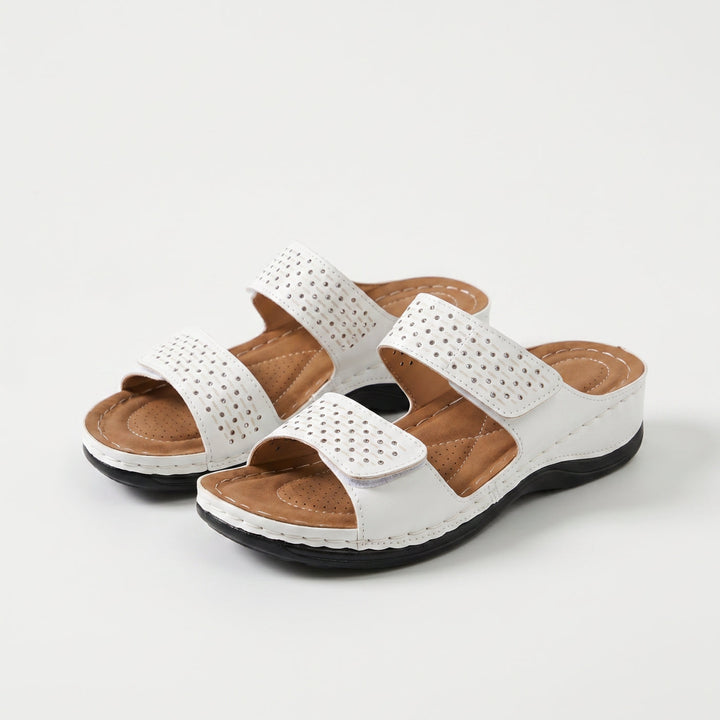 Giordana | Sandale Double Perforée