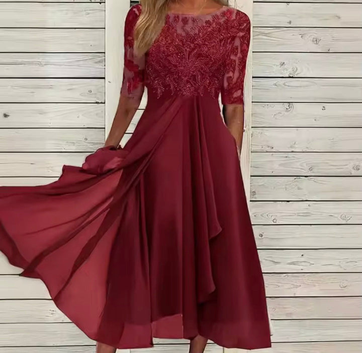 Chloé | Robe en Dentelle Élégante