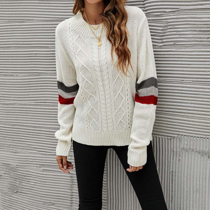 Casual Cable Knit Sweater