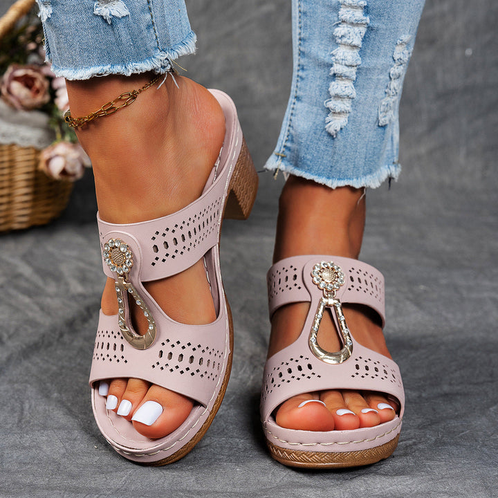 Linda | Sandales Orthopédiques à Talons Hauts