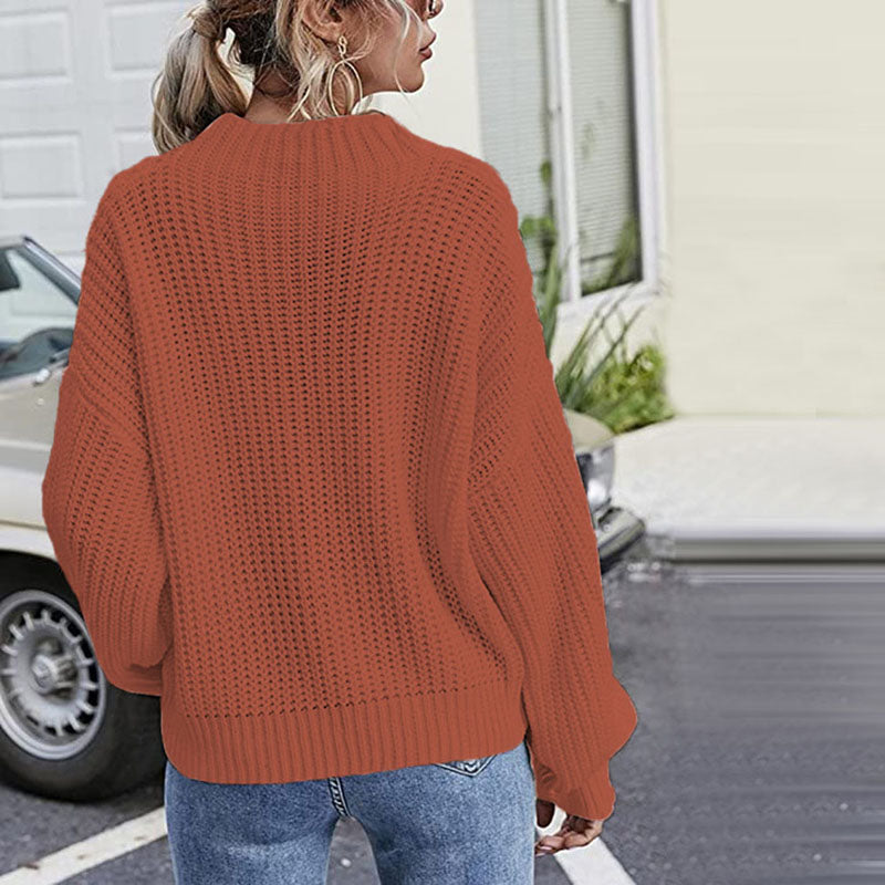 Casual Cable Knit Sweater