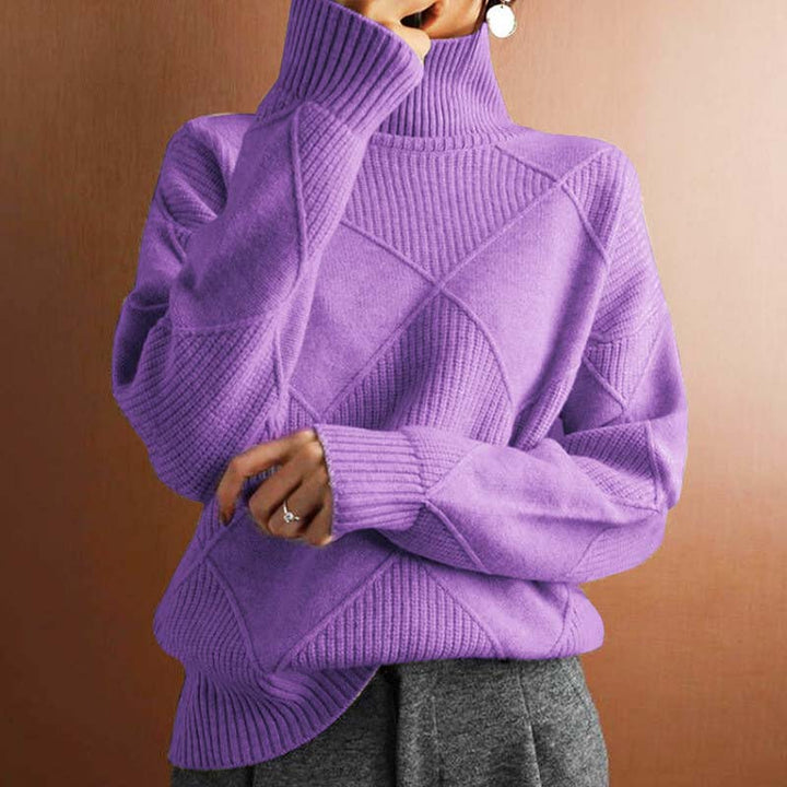 Casual Solid Colour Knit Sweater