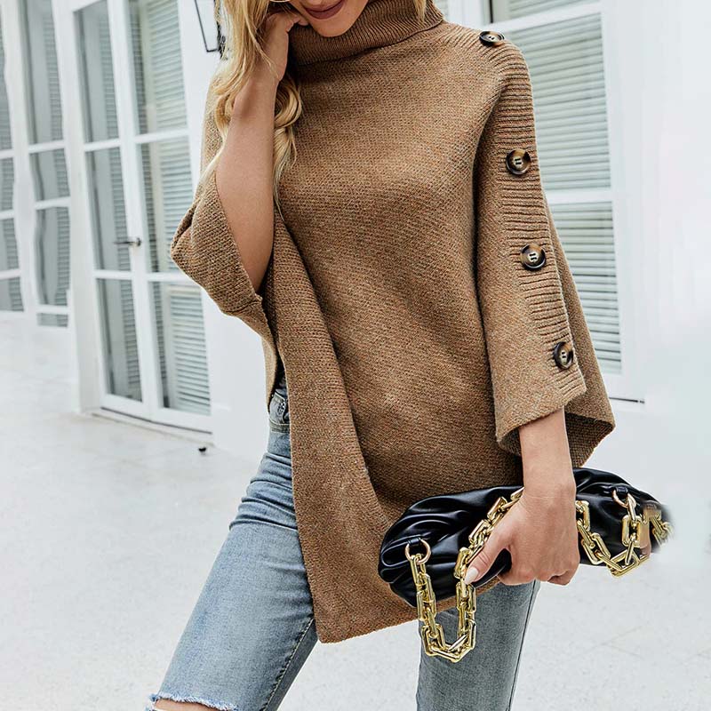 Casual Solid Colour Knit Sweater