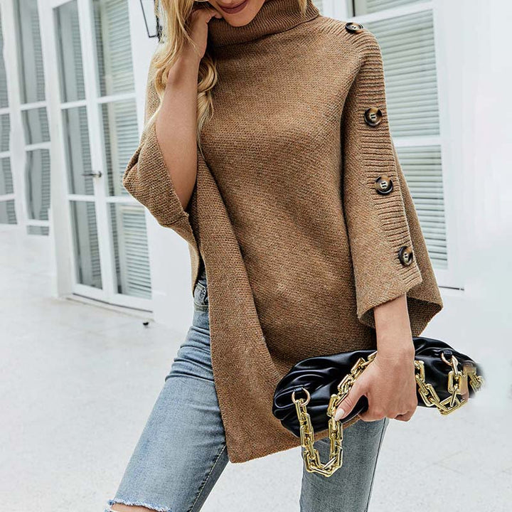 Casual Solid Colour Knit Sweater