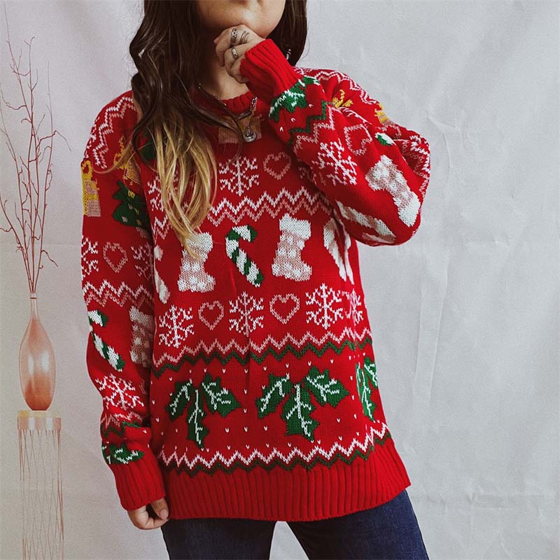 Casual Christmas Knit Sweater