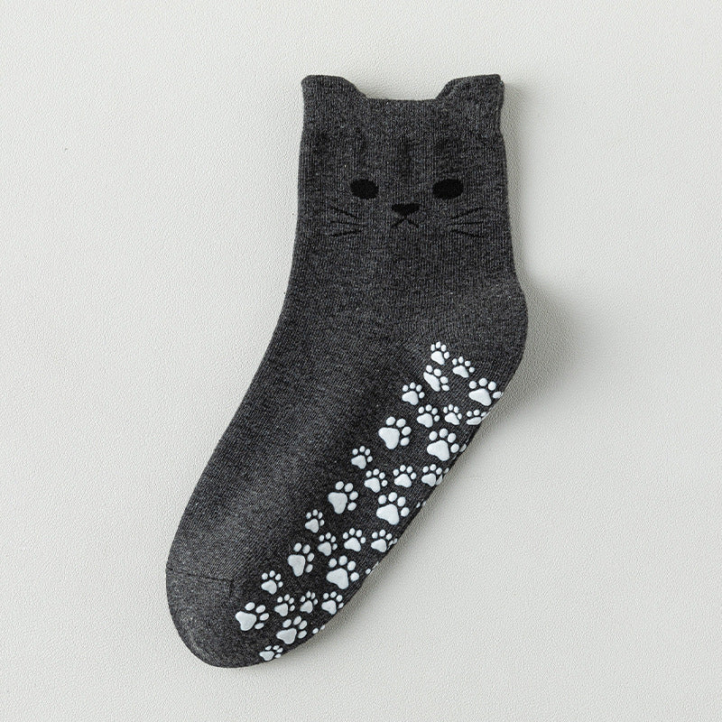 Casual Cat Print Socks