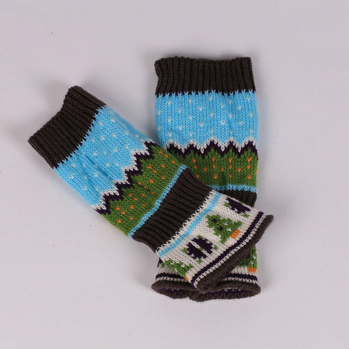 Christmas Knitted Gloves