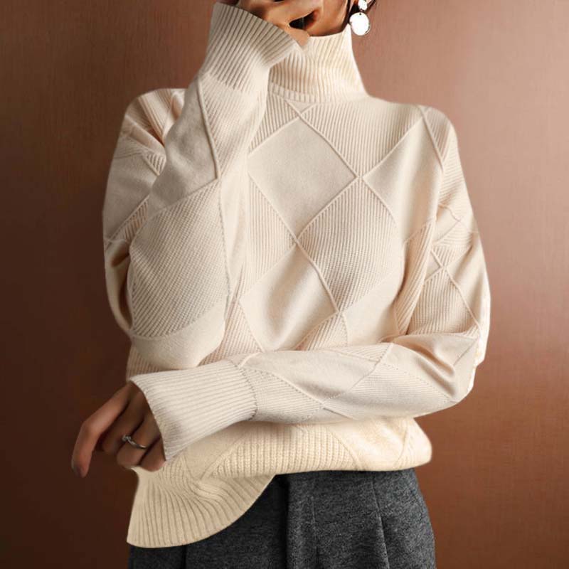 Casual Solid Colour Knit Sweater