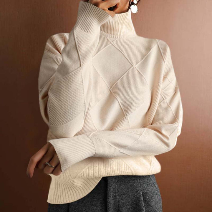 Casual Solid Colour Knit Sweater
