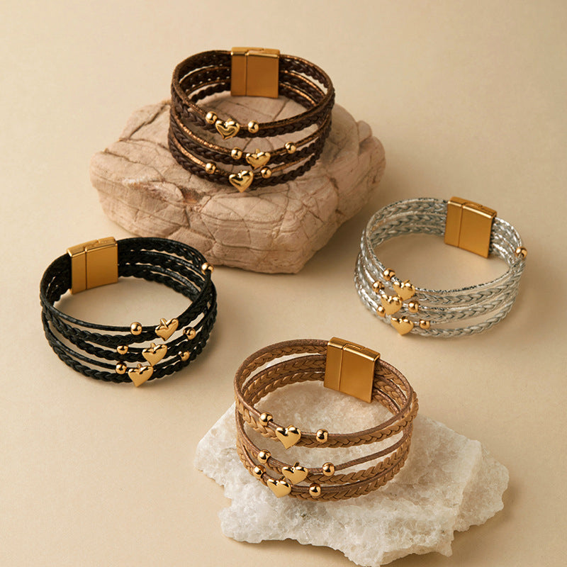 Vintage Heart Bracelet