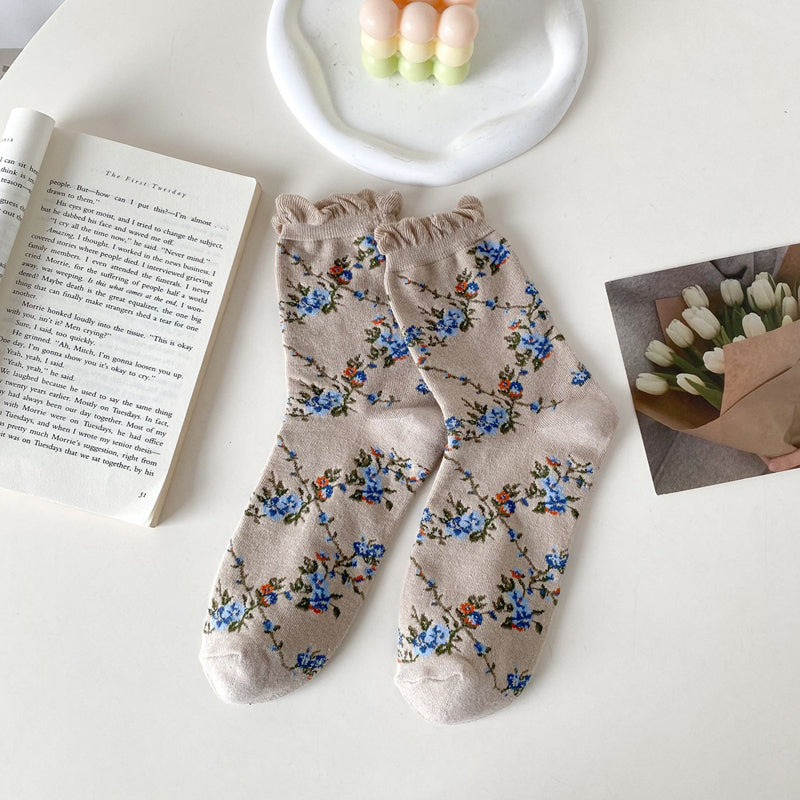 Vintage Floral Socks
