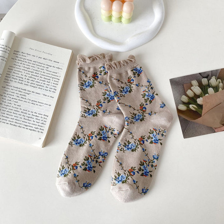 Vintage Floral Socks