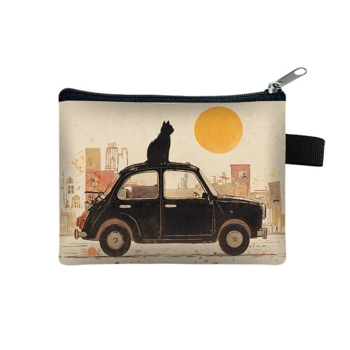 Cartoon Cat Coin Purse