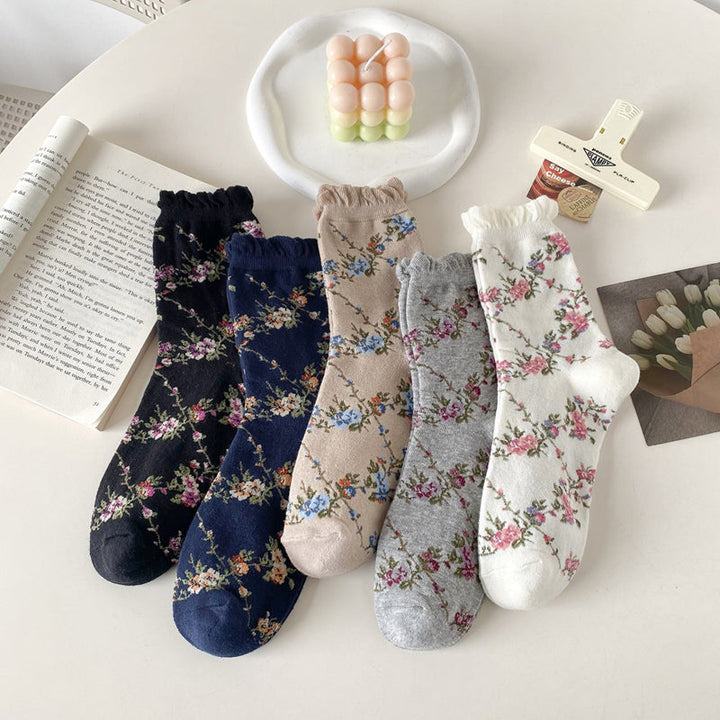 Vintage Floral Socks