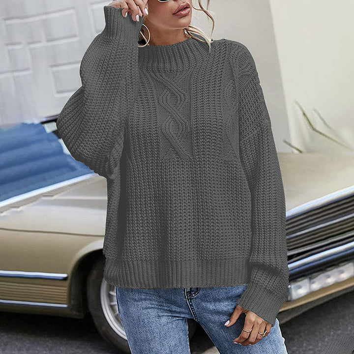 Casual Cable Knit Sweater