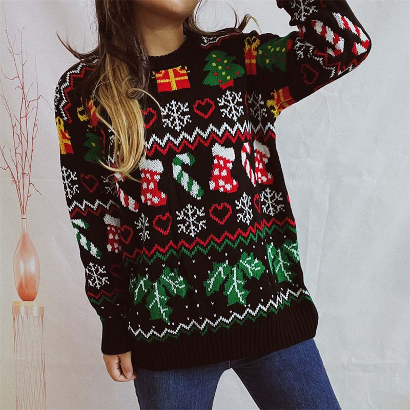 Casual Christmas Knit Sweater