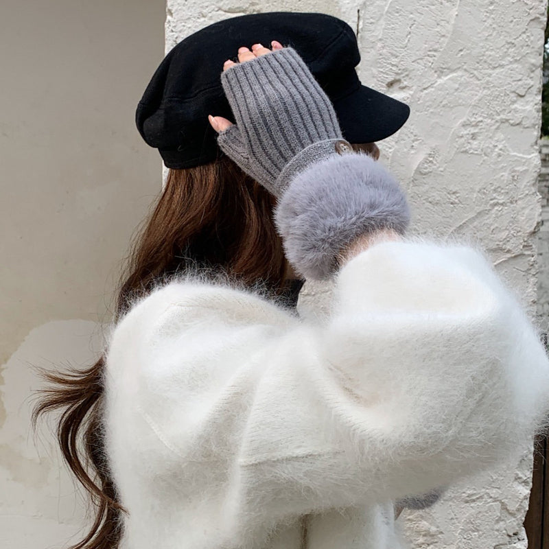Warm Solid Colour Gloves