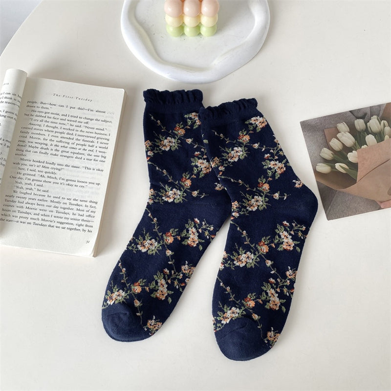 Vintage Floral Socks