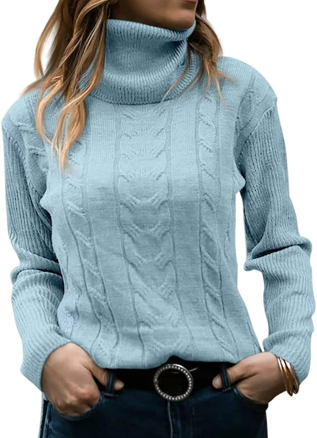 Odette - Pull Montant Torsadé Élégant