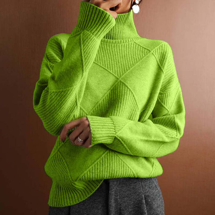 Casual Solid Colour Knit Sweater