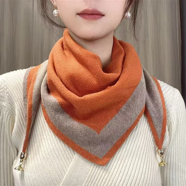 Vintage Colour Block Scarf