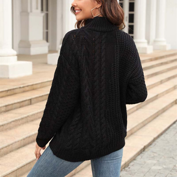 Casual Cable Knit Sweater