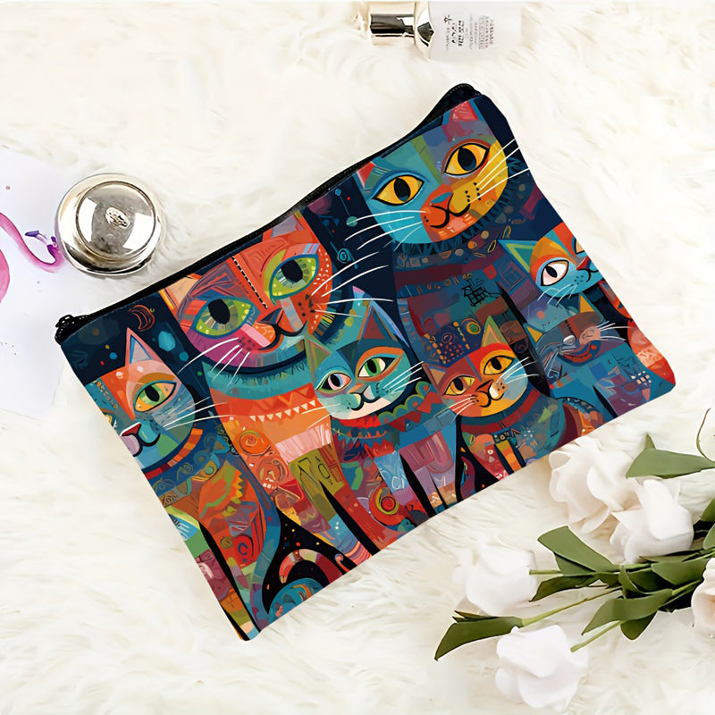 Colourful Cat Pattern Bag