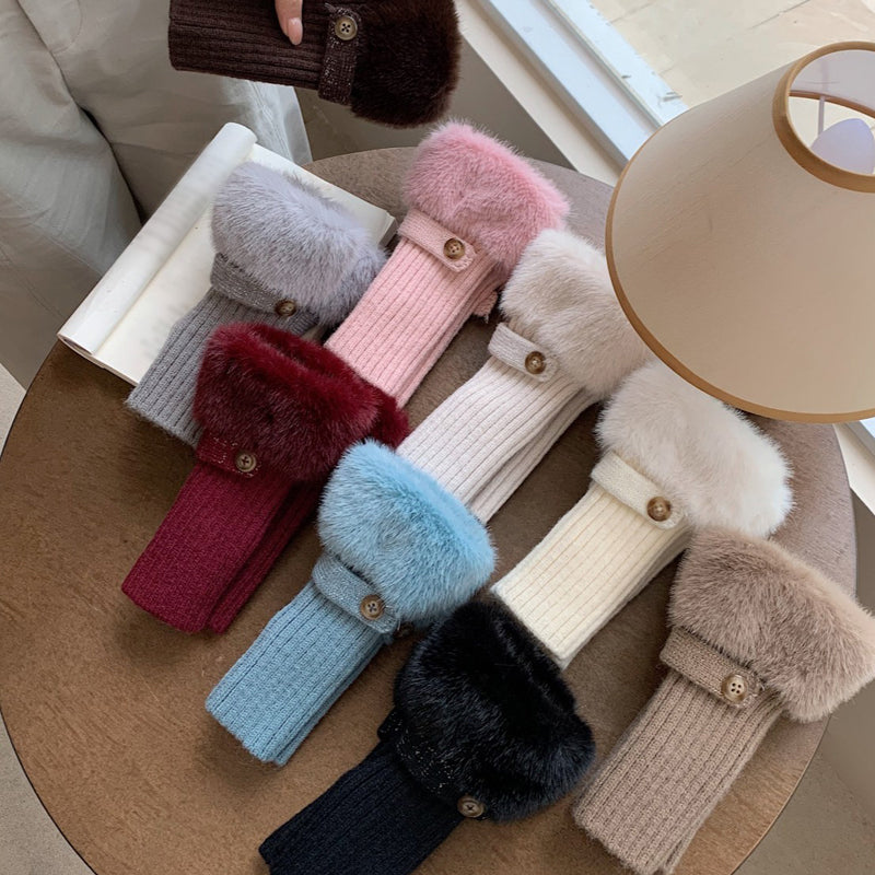Warm Solid Colour Gloves