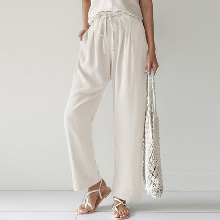 【Cotton And Linen】Casual Straight Trousers