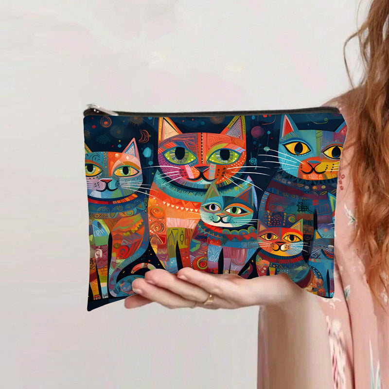 Colourful Cat Pattern Bag