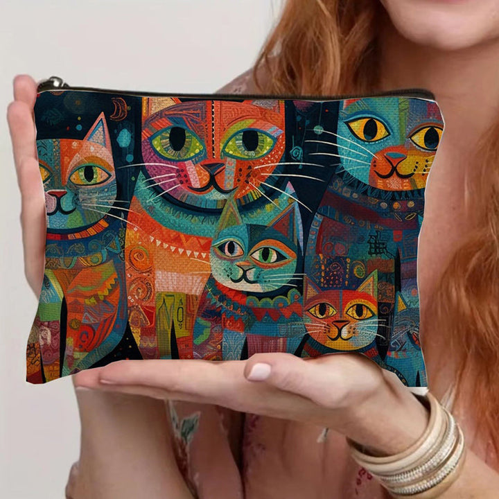 Colourful Cat Pattern Bag