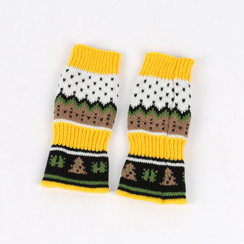 Christmas Knitted Gloves