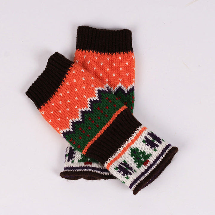 Christmas Knitted Gloves