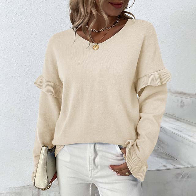 Casual Solid Colour Sweater