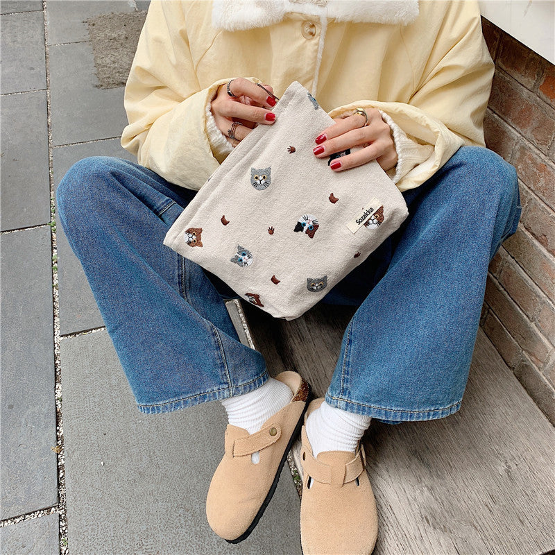 Casual Cat Print Bag