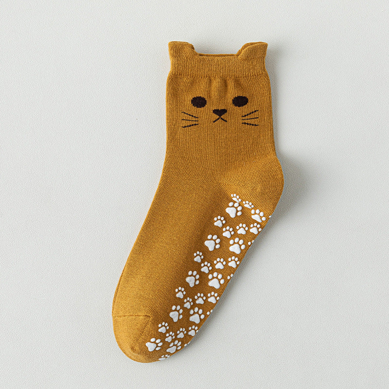 Casual Cat Print Socks