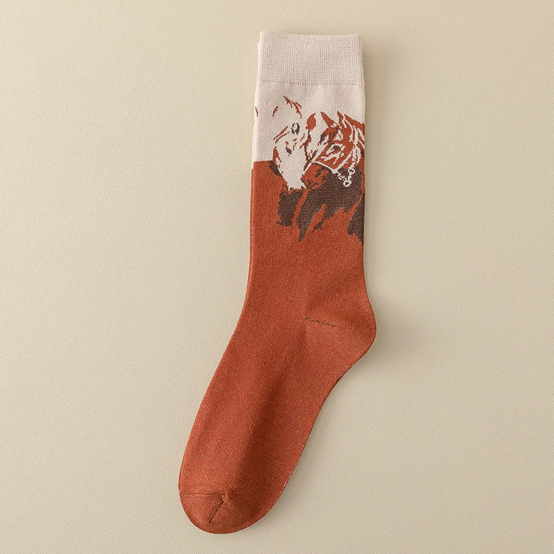 Casual Animal Print Socks