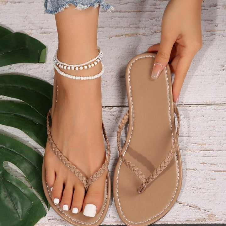 Celeste | Tongs Confort Tressées