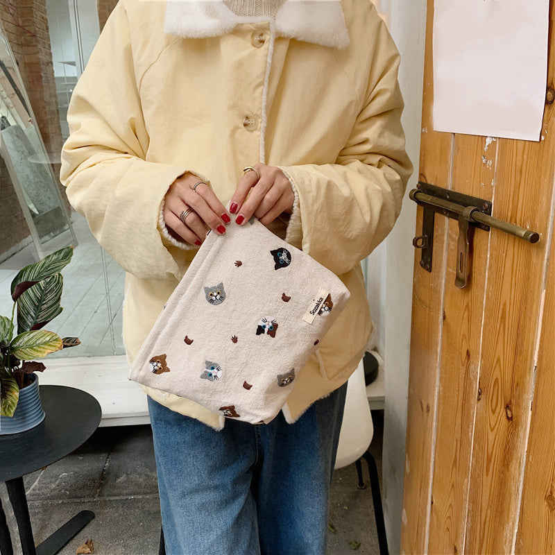 Casual Cat Print Bag