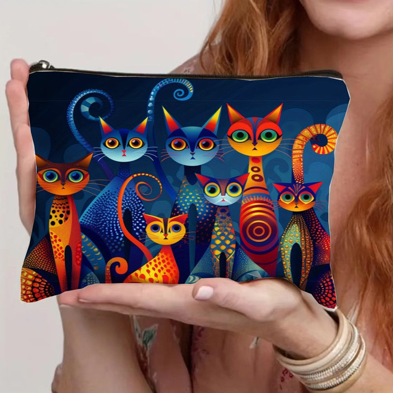 Casual Cat Pattern Bag