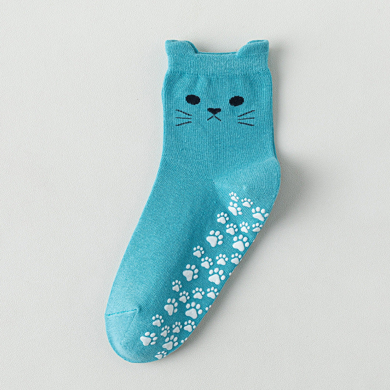 Casual Cat Print Socks