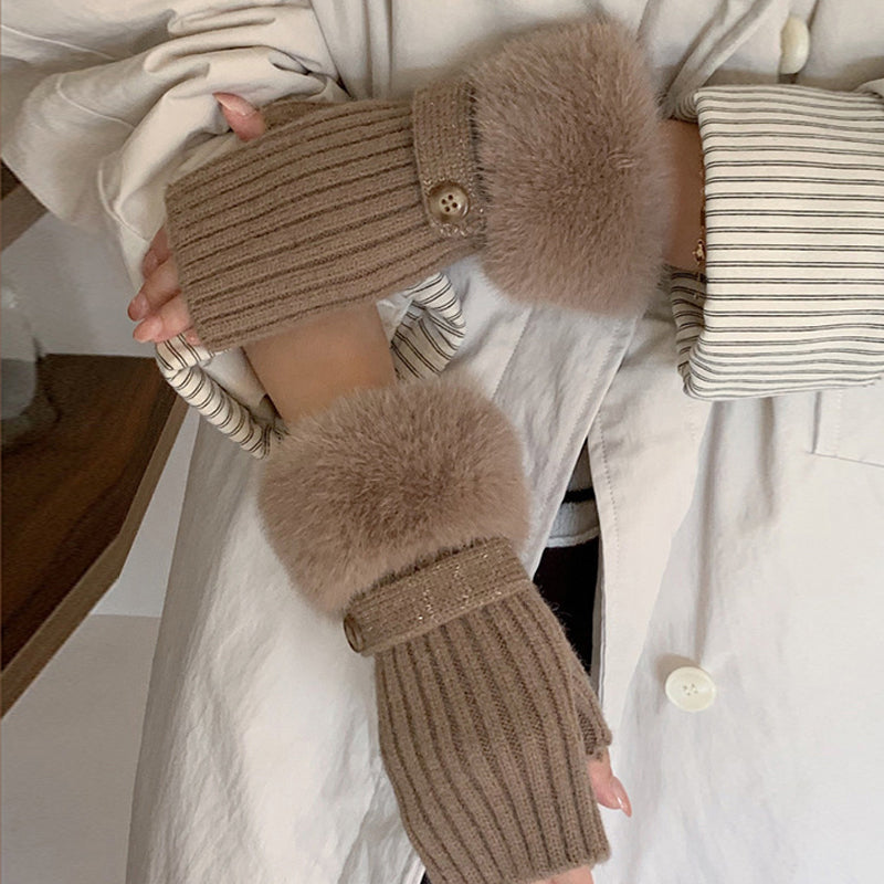 Warm Solid Colour Gloves