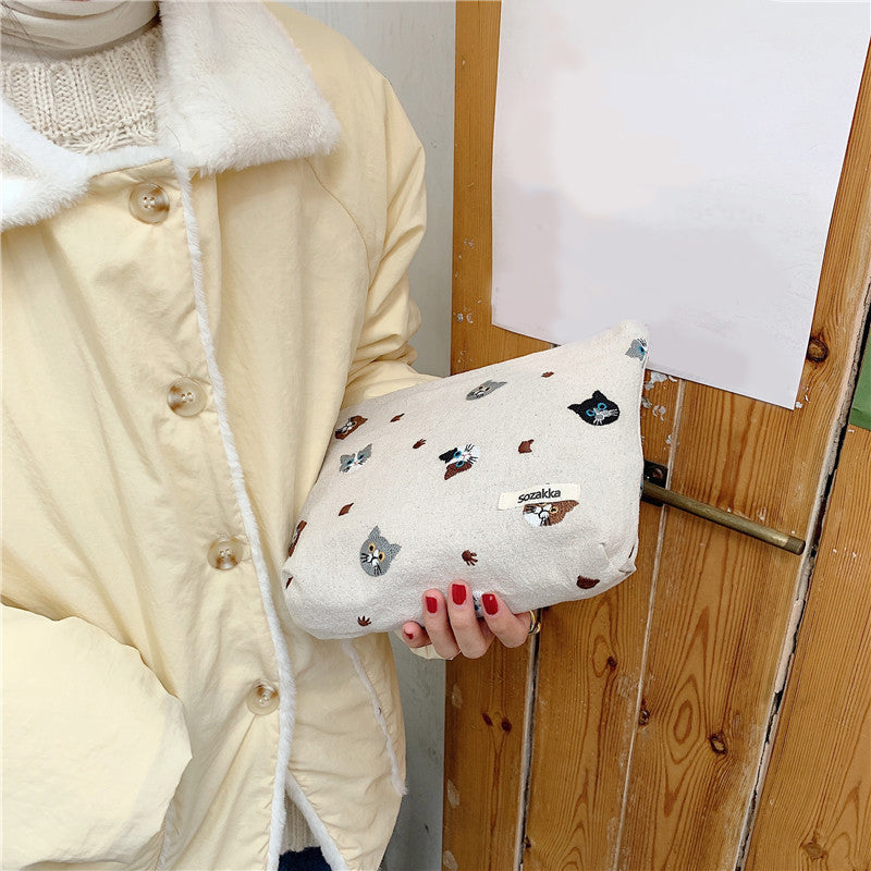 Casual Cat Print Bag