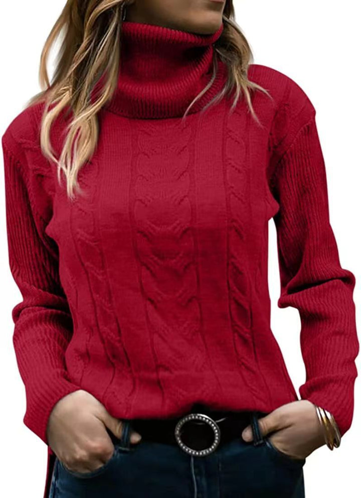 Odette - Pull Montant Torsadé Élégant